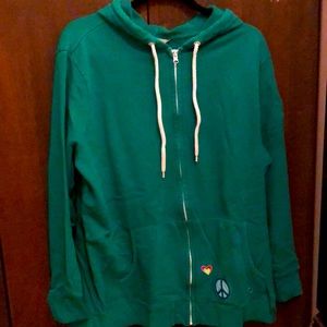 Old Navy Graphic Detail Zip Up Hoodie